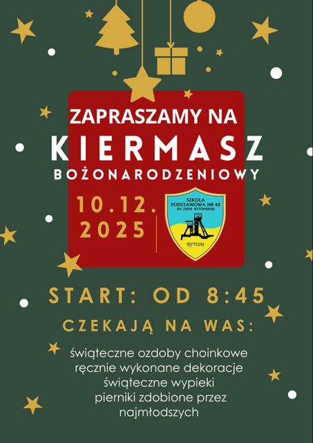 Zapraszamy na kiermasz!