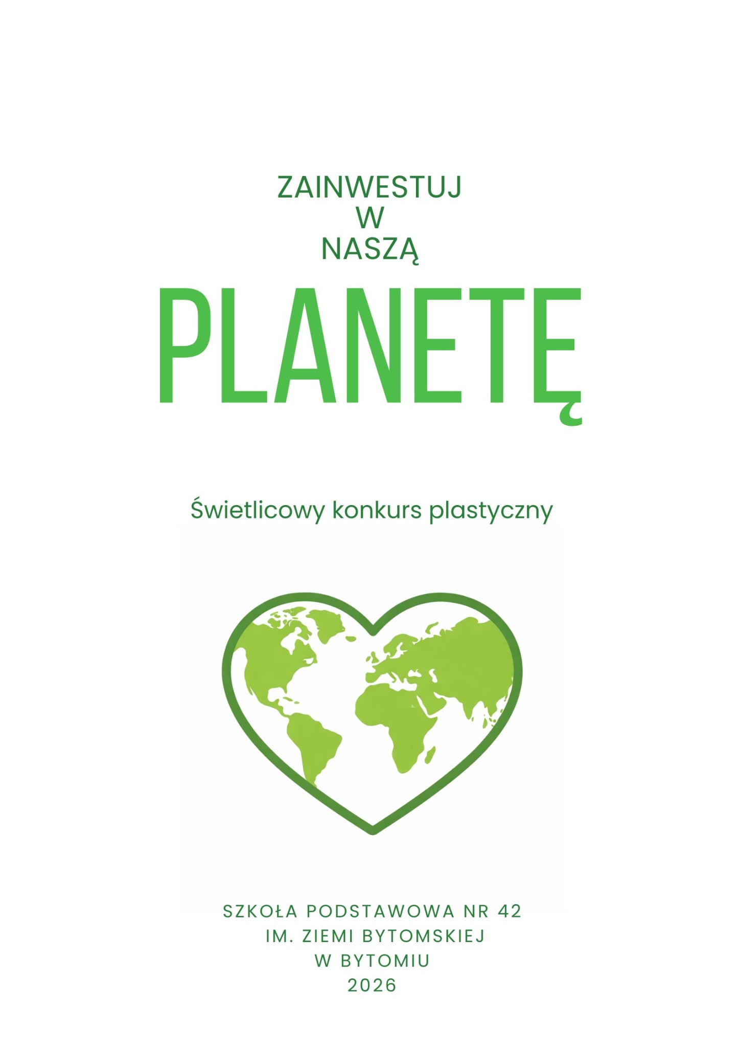 Konkurs ''Zainwestuj w naszą planetę''